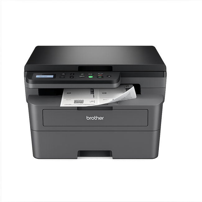 Brother DCP-L2627DWE – Monochromatyczne urządzenie 3w1 z Wi-Fi i automatycznym dupleksem | Drukarka laserowa do biura
